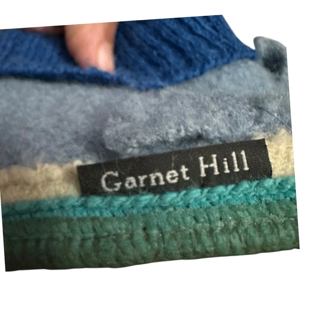 Garnet Hill Blue Shark Kids Slippers